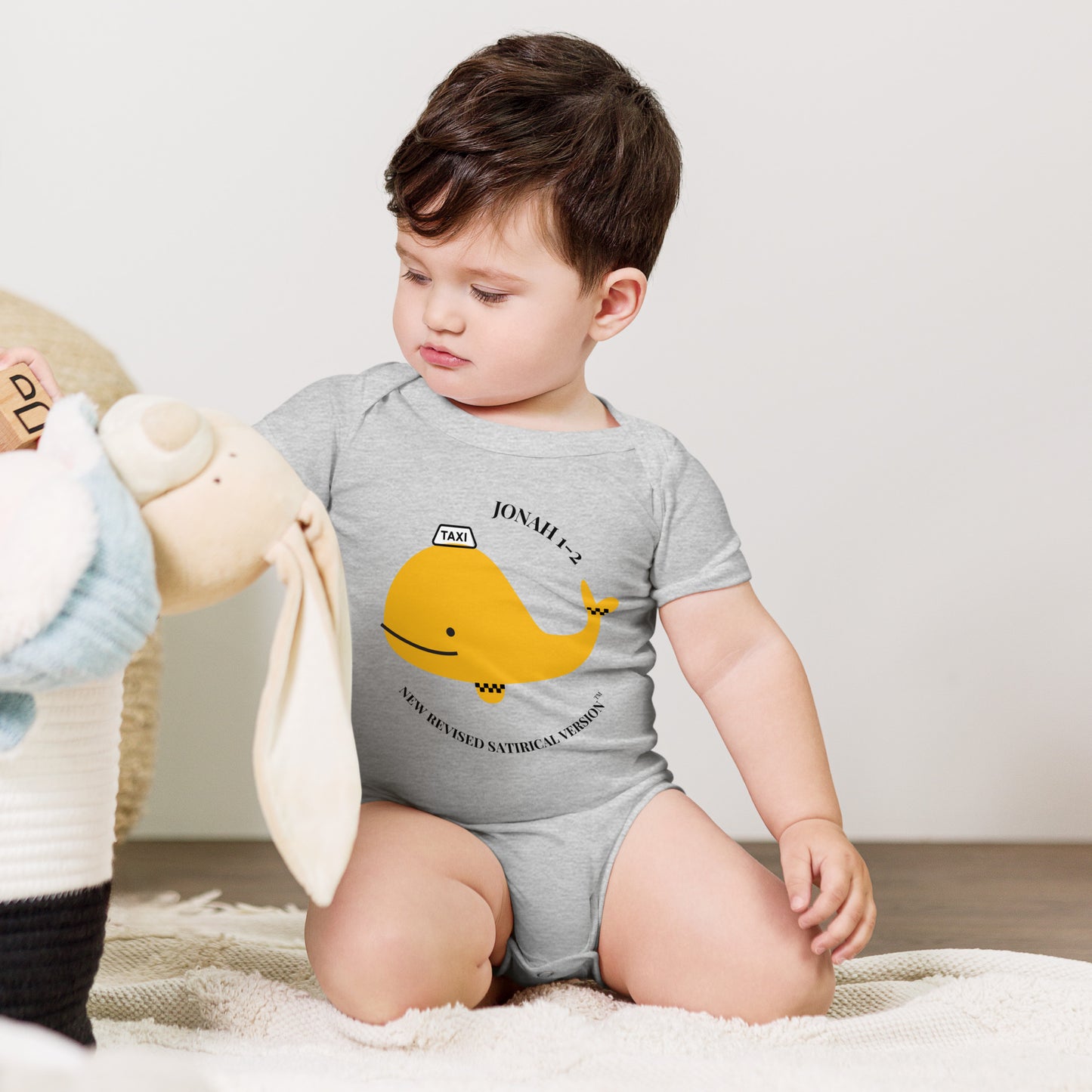 Baby Short Sleeve One Piece | Whale Taxi