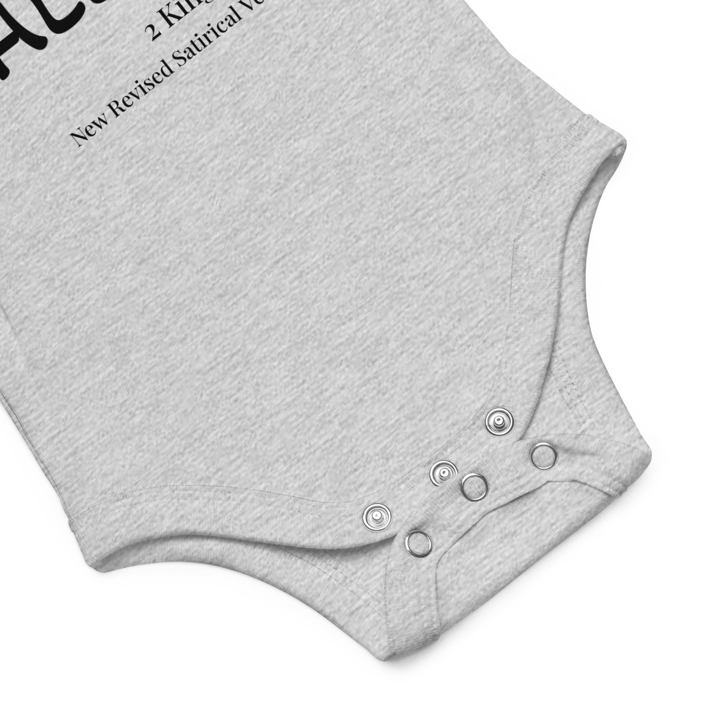 Baby Short Sleeve One Piece | Who Called Me Baldy