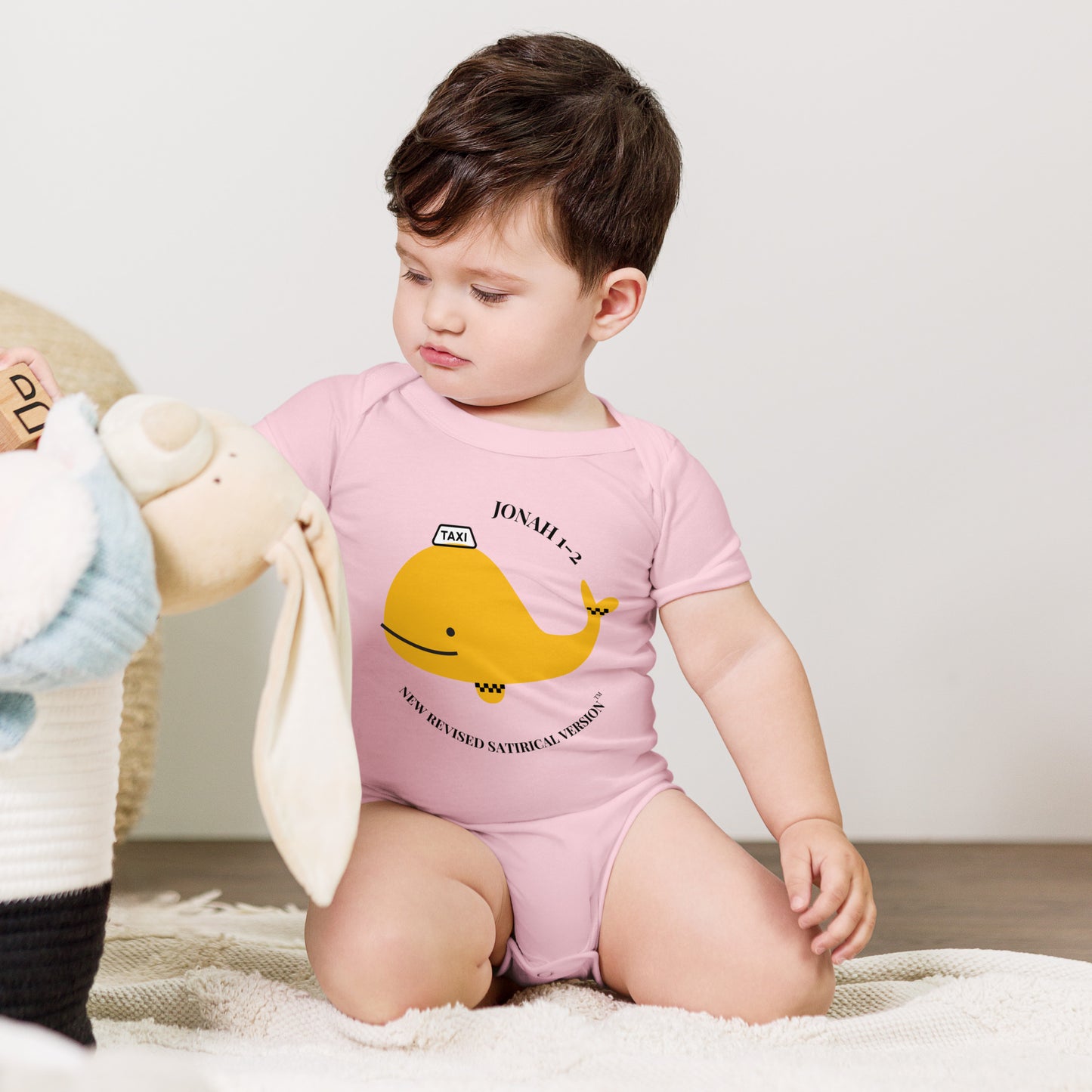 Baby Short Sleeve One Piece | Whale Taxi