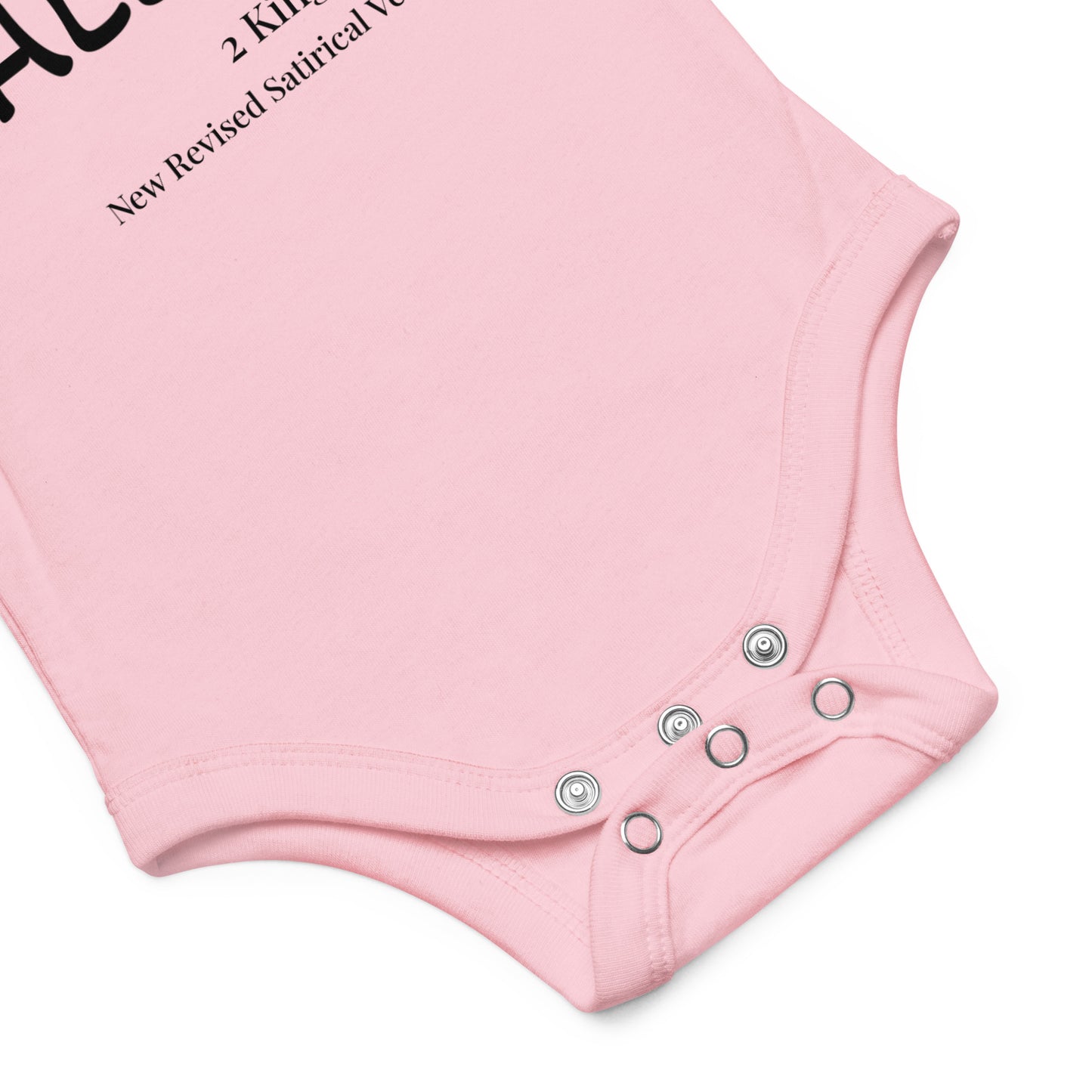 Baby Short Sleeve One Piece | Who Called Me Baldy