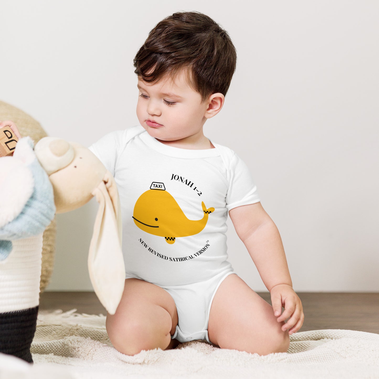 Baby Short Sleeve One Piece | Whale Taxi