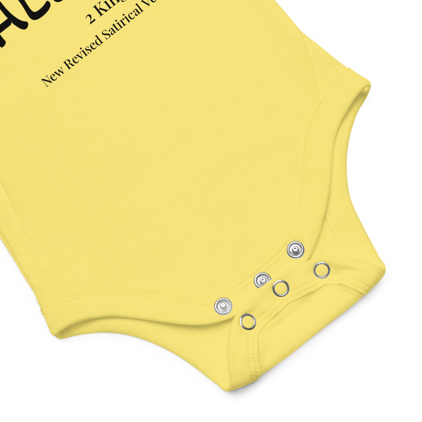 Baby Short Sleeve One Piece | Who Called Me Baldy