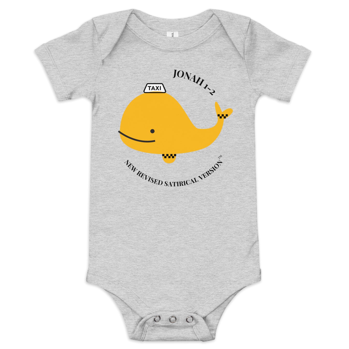 Whale Taxi | New Revised Satirical Version | Baby Short Sleeve One Piece