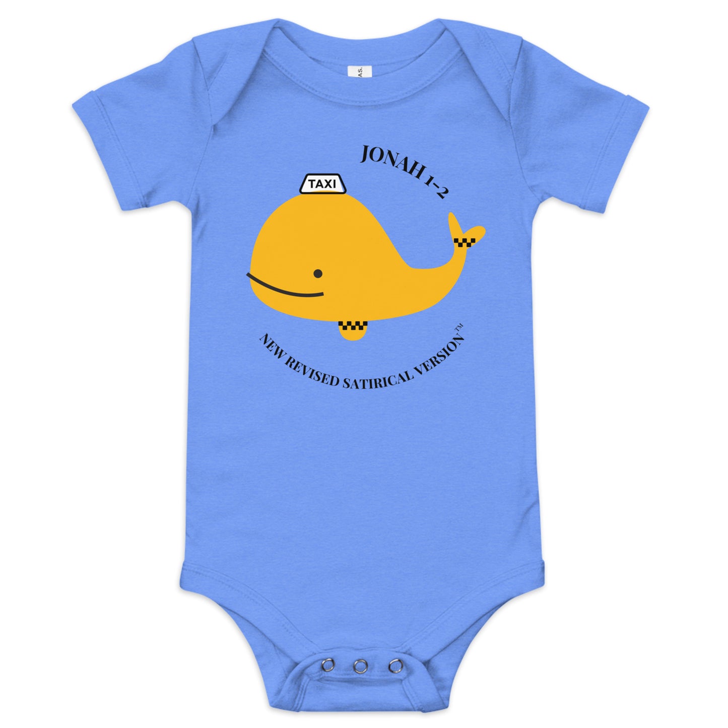 Whale Taxi | New Revised Satirical Version | Baby Short Sleeve One Piece