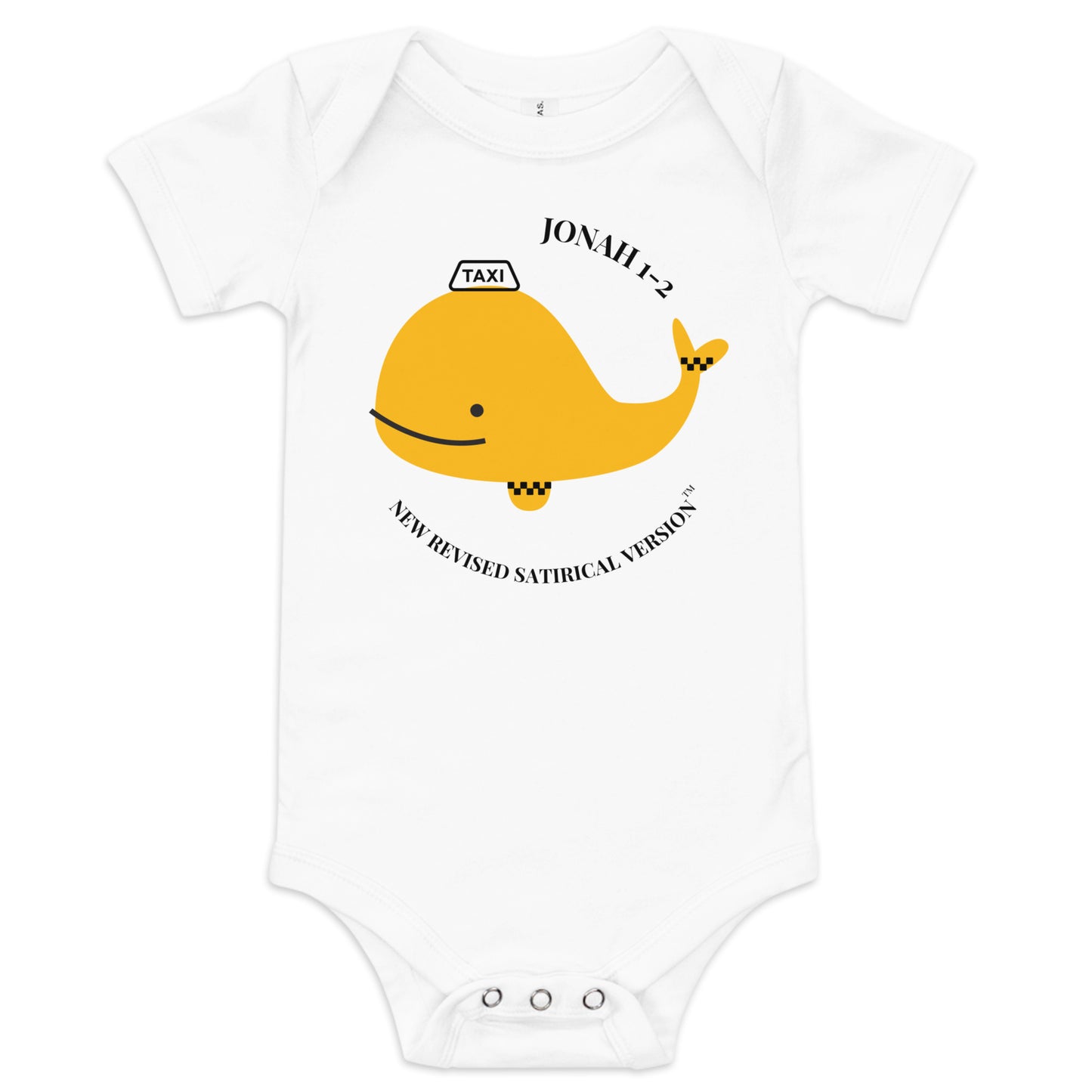 Whale Taxi | New Revised Satirical Version | Baby Short Sleeve One Piece