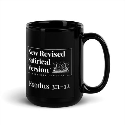 Black Glossy Mug | Burning Bush