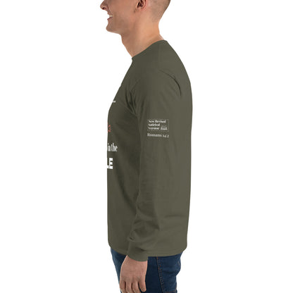 Biblical Carnivore | New Revised Satirical Version | Men’s Long Sleeve Shirt