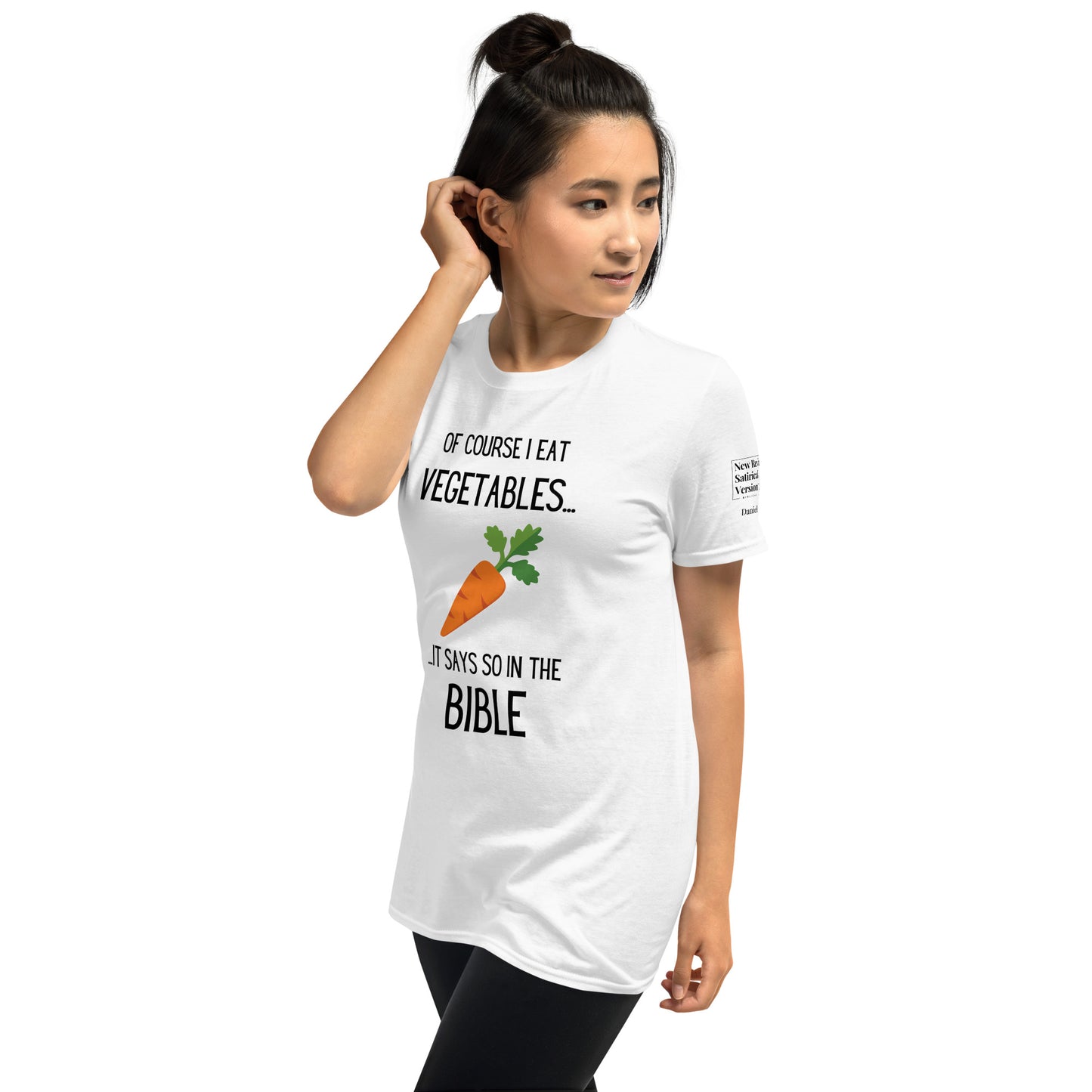 Biblical Vegetarian | New Revised Satirical Version | Short-Sleeve Unisex T-Shirt