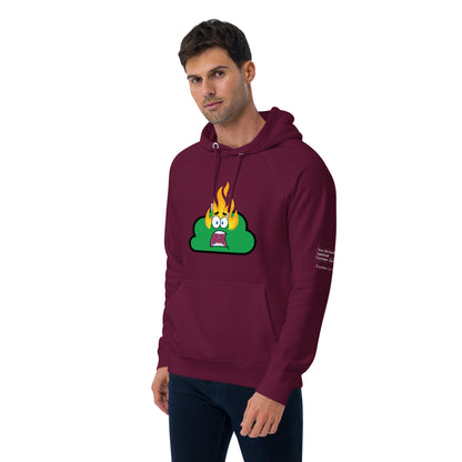 Burning Bush | New Revised Satirical Version | Unisex eco raglan hoodie