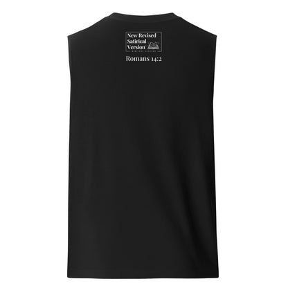 Biblical Carnivore | New Revised Satirical Version | Unisex Muscle Shirt