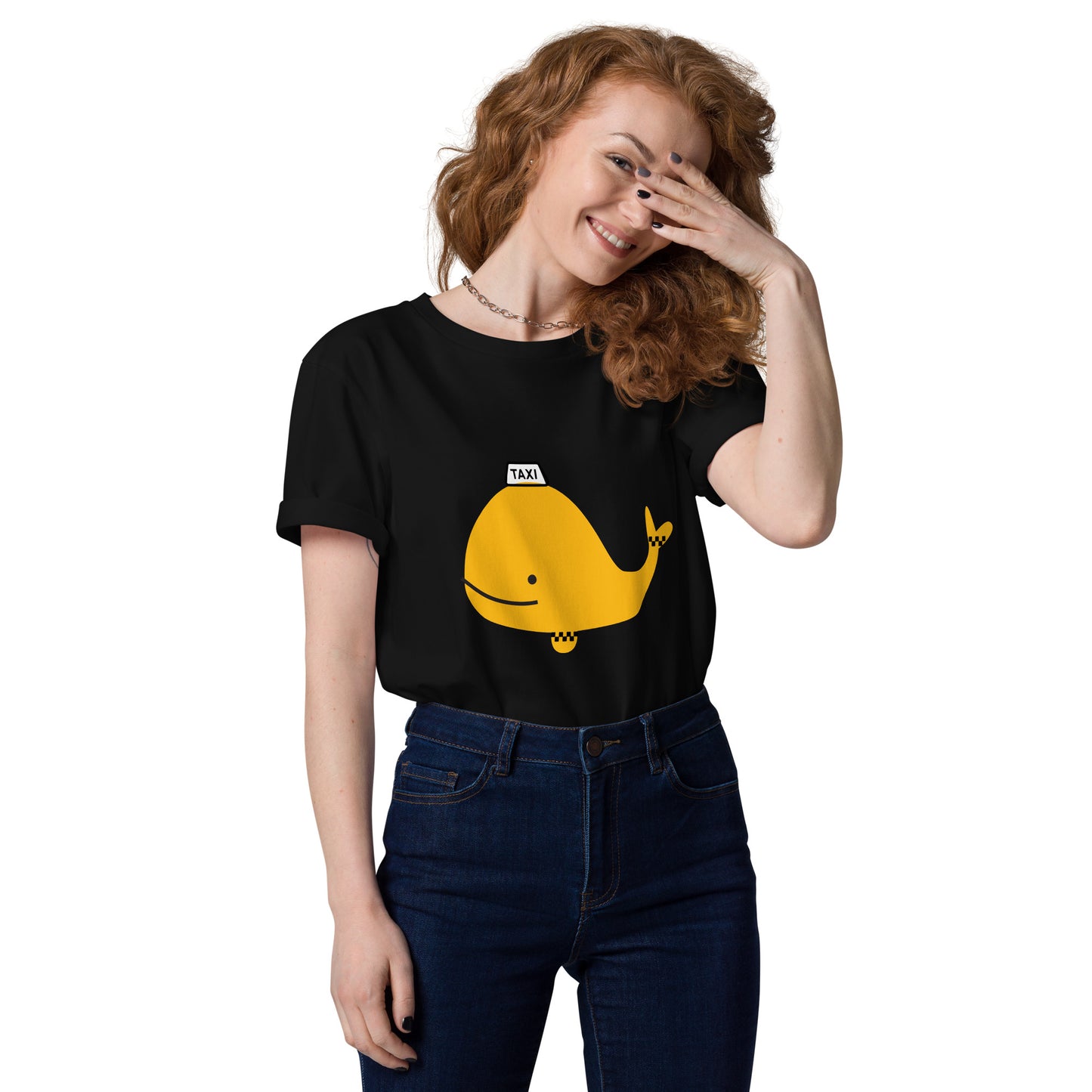 Whale Taxi | New Revised Satirical Version | Unisex organic cotton t-shirt