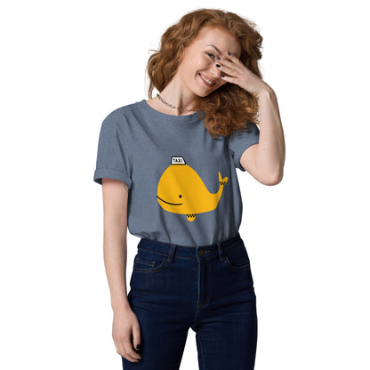 Whale Taxi | New Revised Satirical Version | Unisex organic cotton t-shirt