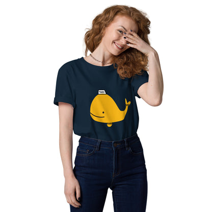 Whale Taxi | New Revised Satirical Version | Unisex organic cotton t-shirt