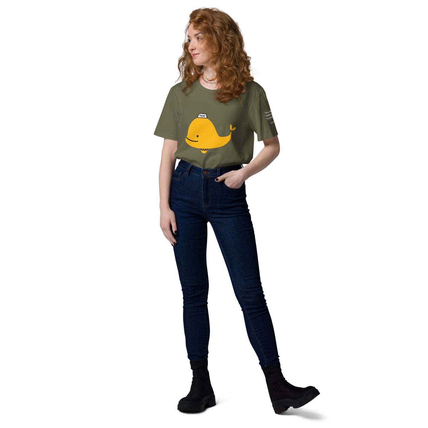 Whale Taxi | New Revised Satirical Version | Unisex organic cotton t-shirt