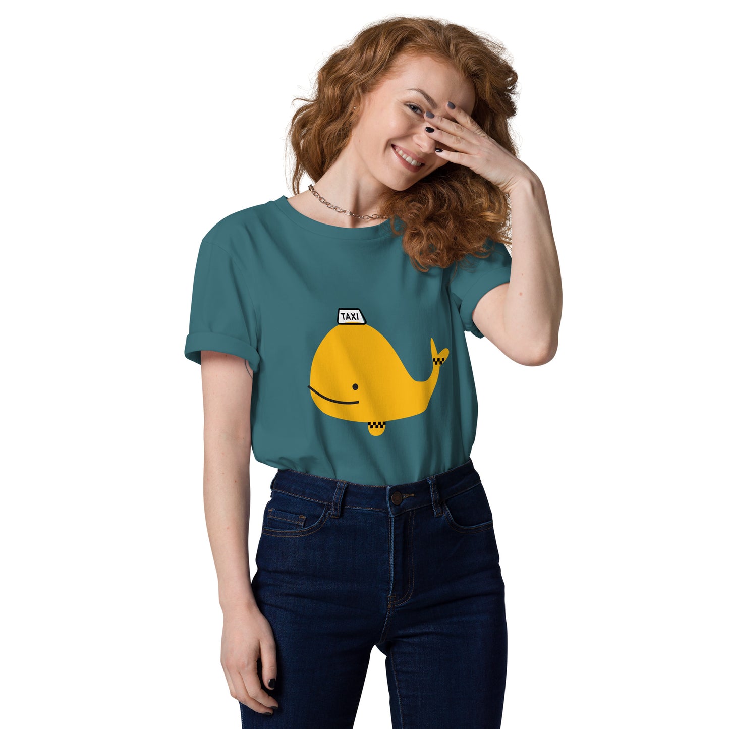 Whale Taxi | New Revised Satirical Version | Unisex organic cotton t-shirt