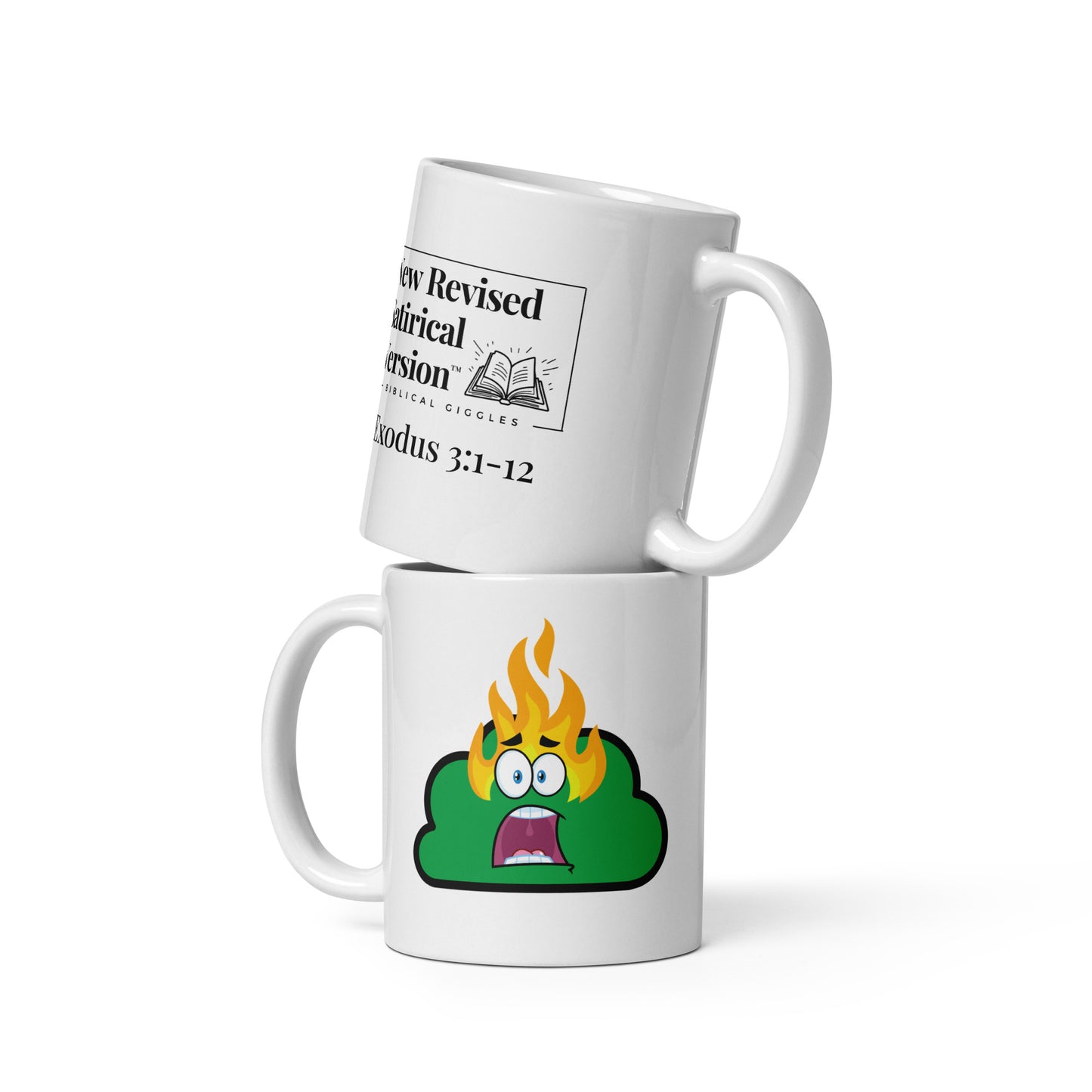 White Glossy Mug | Burning Bush