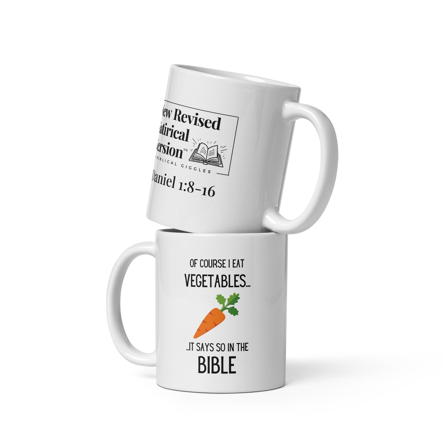 White Glossy Mug | Biblical Vegetarian