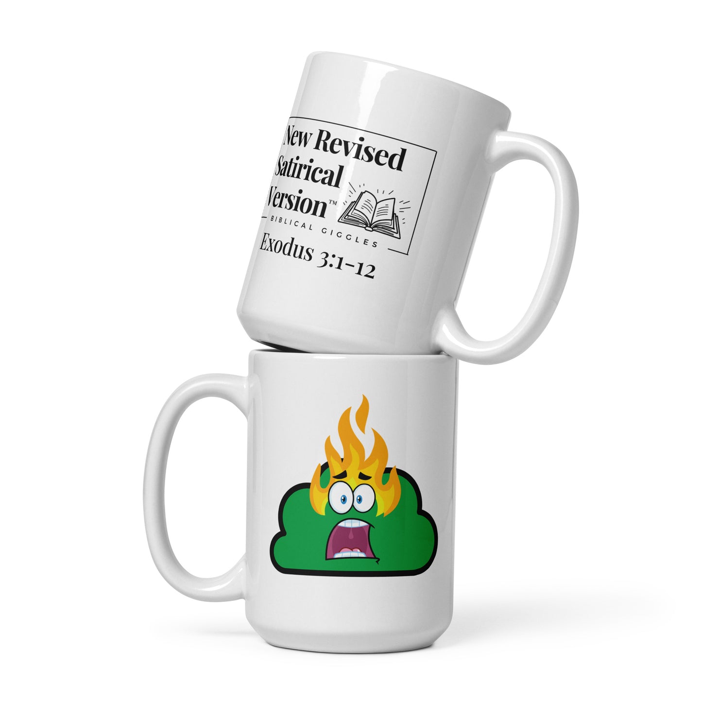 White Glossy Mug | Burning Bush