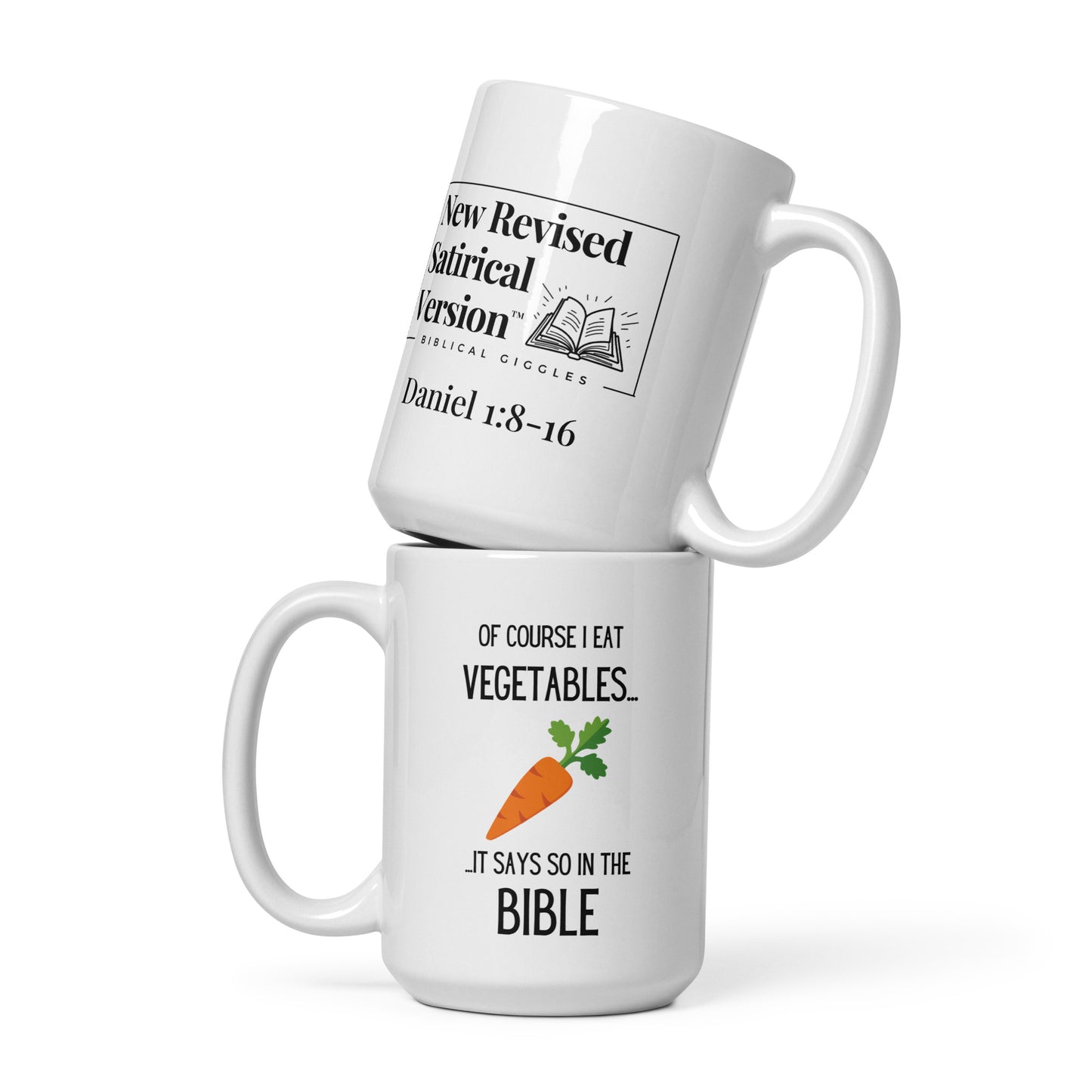 White Glossy Mug | Biblical Vegetarian