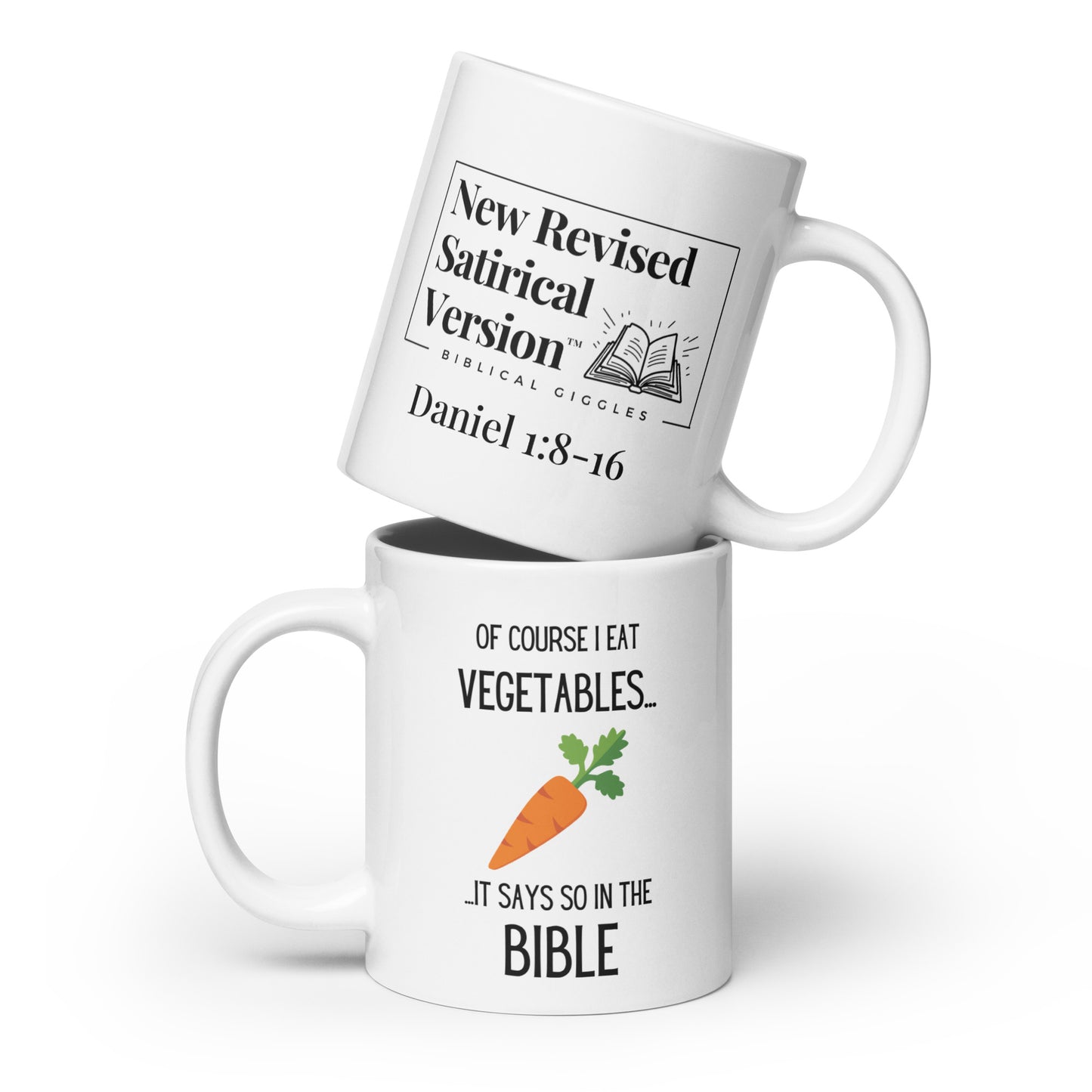 White Glossy Mug | Biblical Vegetarian