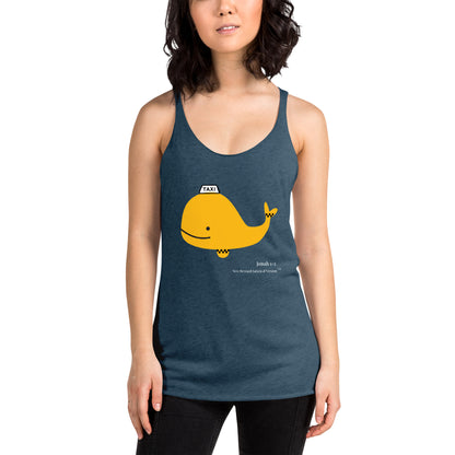 Whale Taxi | New Revised Satirical Version | Women's Racerback Tank