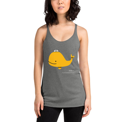 Whale Taxi | New Revised Satirical Version | Women's Racerback Tank