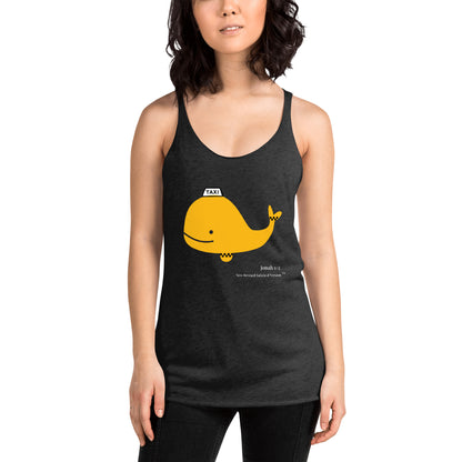 Whale Taxi | New Revised Satirical Version | Women's Racerback Tank